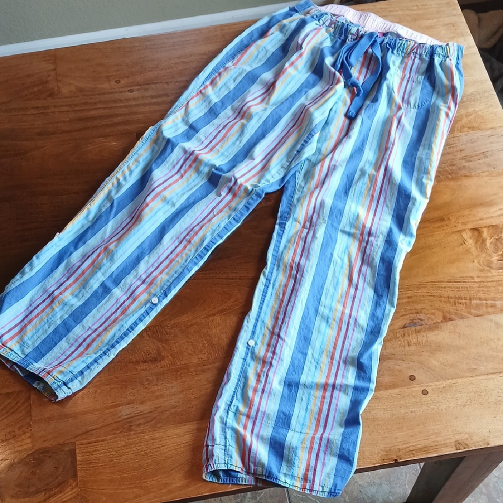 Victoria's Secret Pink Striped Lounge Pants
